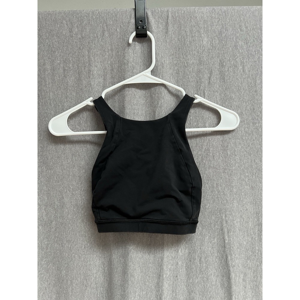 Lululemon energy bra High Neck Black Alchemy Graphic Size 2 LW2ARLS